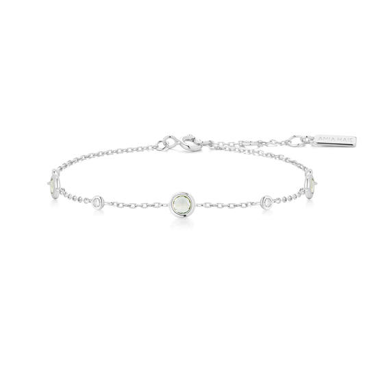  Ripple Joy - Argent / Rhodié - Zircone - 18,5cm